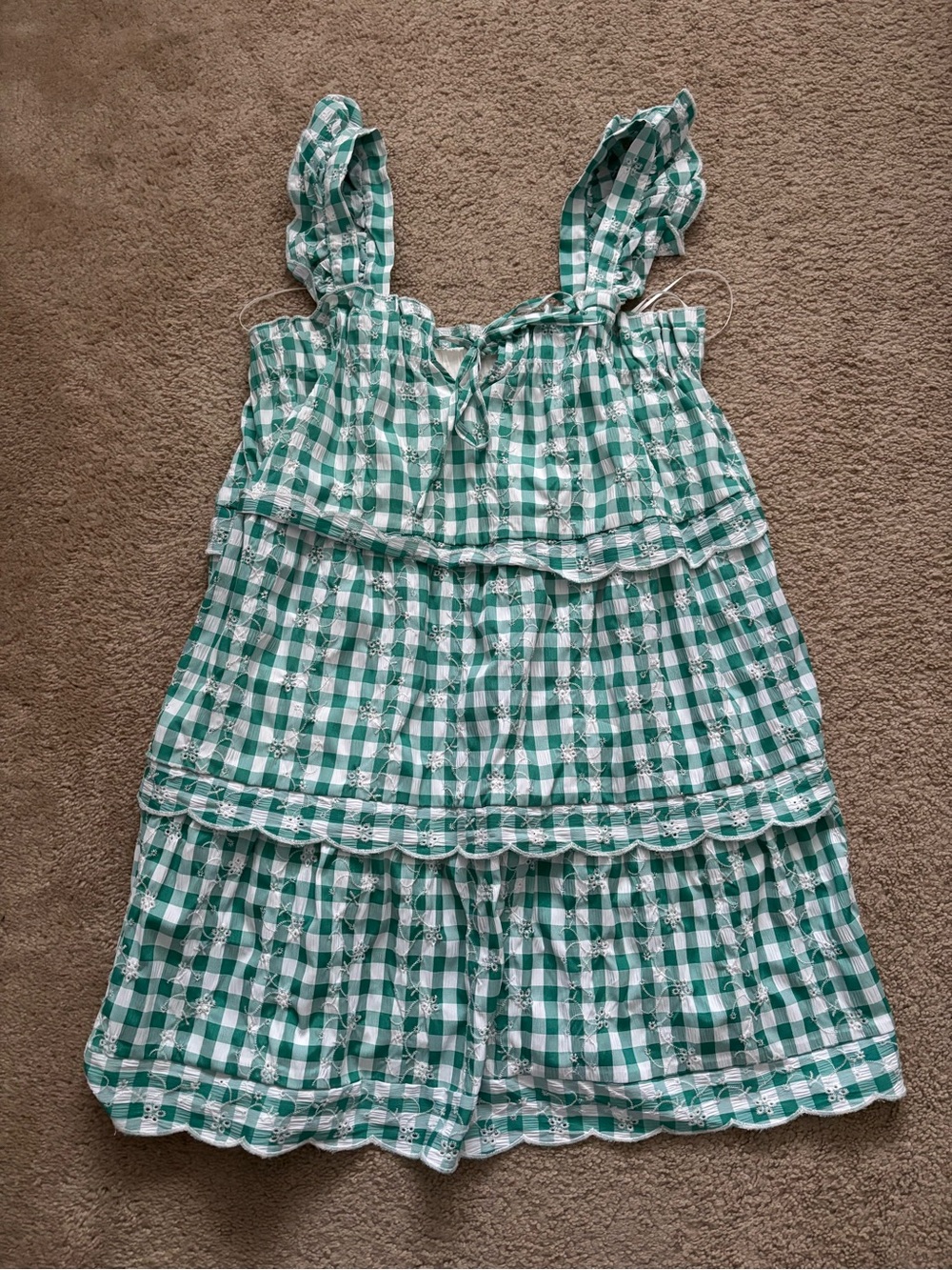 Francesca’s Miami Gingham Sundress